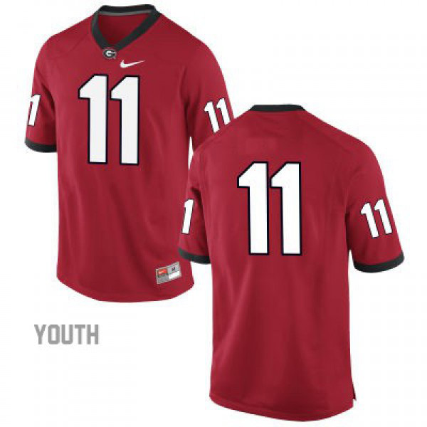 Youth Georgia Bulldogs Greyson Lambert Youth #11 (No Name) College Jersey - Red
